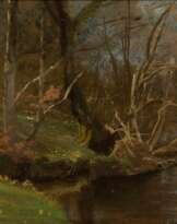Valentin Ruths (Hamburg 1825 - Hamburg 1905). Bei der Aumühle.