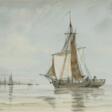 Anton Melbye (Kopenhagen 1818 - Paris 1875). Stille See. - Auktionsarchiv