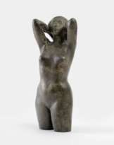 Maren Lipp (Hamburg 1926 - Hamburg 2015). Weiblicher Halbakt.