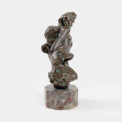 Auguste Rodin (Paris 1840 - Meudon 1917). Bronze-Gruppe 'Triton und Nereide'.