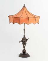 Roland Paris (Wien 1894 - Swinemünde 1945). Art Déco Tischlampe 'Jongleur'.