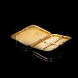 Jugendstil Gold-Etui mit Rubin-Besatz. - Foto 3