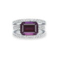 ALEXANDRITE AND DIAMOND RING - Auction archive