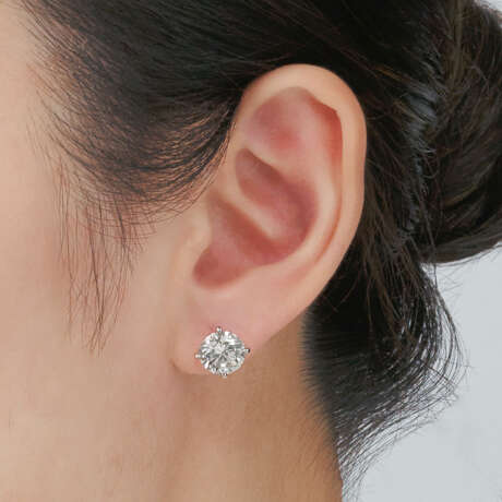 CARTIER DIAMOND EARRINGS - фото 2