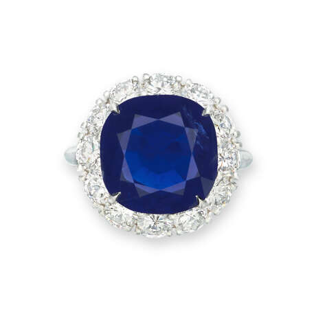 SAPPHIRE AND DIAMOND RING - фото 1