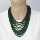 NO RESERVE - EMERALD AND DIAMOND NECKLACE - фото 2