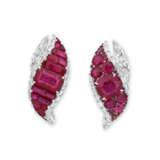 EXQUISITE RUBY AND DIAMOND EARRINGS, BY BOGHOSS&#205;AN - Foto 1