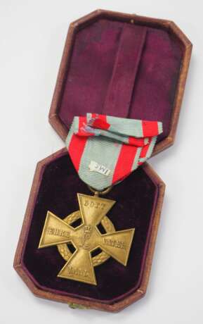 Hessen: Militär-Verdienst-Kreuz 1870/71, im Etui. - фото 3