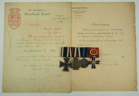 Preussen: Nachlass eines Leutnant d.R. des Jäger-Bataillon Nr. 14. - Foto 2