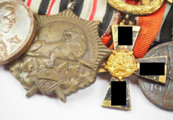 Preussen: Große Ordenschnalle eines Marinesoldaten mit 7 Auszeichnungen. - photo 3