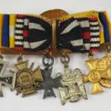 Freikorps: Knopflochdekoration eines Soldaten mit 6 Auszeichnungen. - photo 1