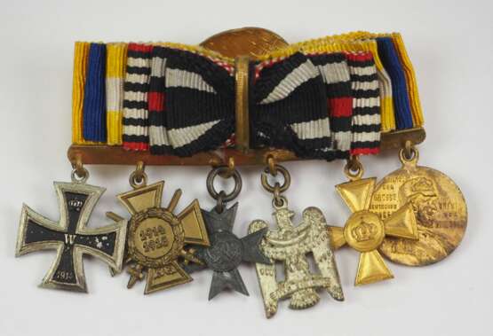 Freikorps: Knopflochdekoration eines Soldaten mit 6 Auszeichnungen. - photo 1