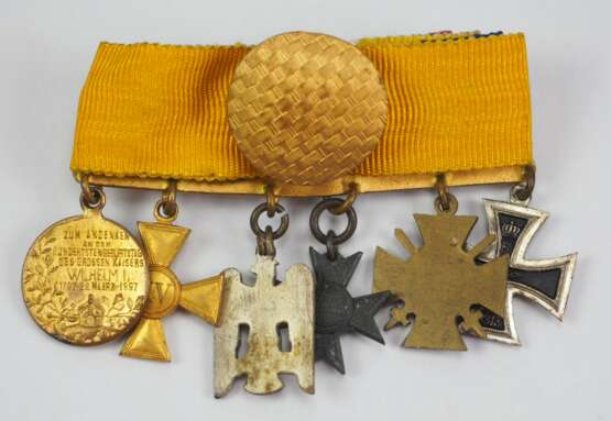 Freikorps: Knopflochdekoration eines Soldaten mit 6 Auszeichnungen. - photo 2