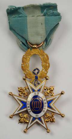 Spanien: Königlicher Orden Karls III., Offizierskreuz. - Foto 3