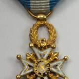 Spanien: Königlicher Orden Karls III., Offizierskreuz Miniatur. - Foto 2