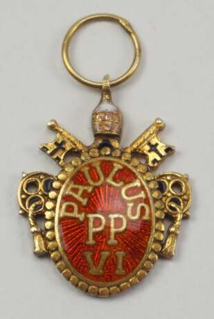 Vatikan: Abzeichen für Kammerherren des Papstes Paul VI. (1963-1978). - Foto 1
