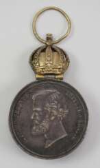 Brasilien: Medaille für den Feldzug in Uruguay 1851/52 für das Heer, in Silber.