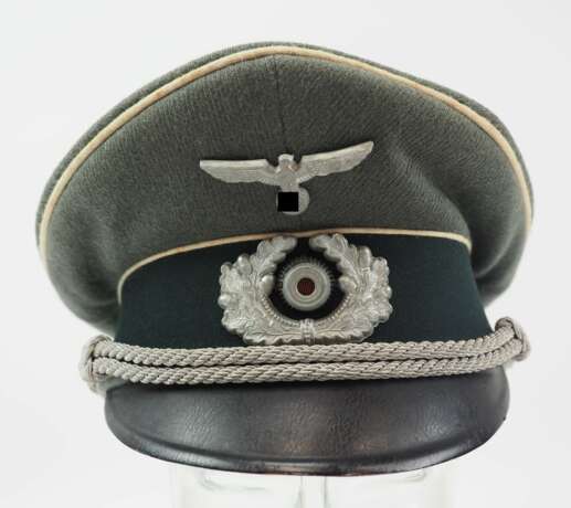 Wehrmacht: Schirmmütze für Offiziere der Infanterie. - Foto 2