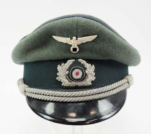 Wehrmacht: Schirmmütze für Offiziere der Sanitätseinheiten. - Foto 2