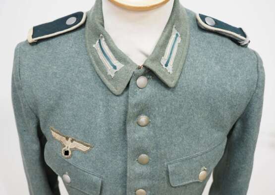 Wehrmacht: Feldbluse eines Unteroffizieranwärters - holländische Beutejacke. - photo 2