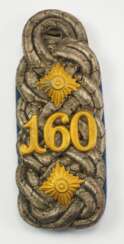 Preussen: Schulterklappe für einen Oberst im 9. Rheinischen Infanterie-Regiment Nr. 160.