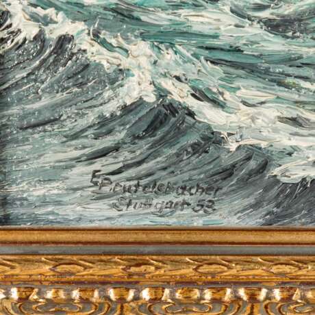 MALER/INNEN 20. Jh., 2 Marine-Gemälde "Historische Segelschiffe", - фото 6