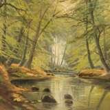 DAHL, E. (Maler/in 19./20. Jh.), "Fluss im Birkenwald", - photo 4