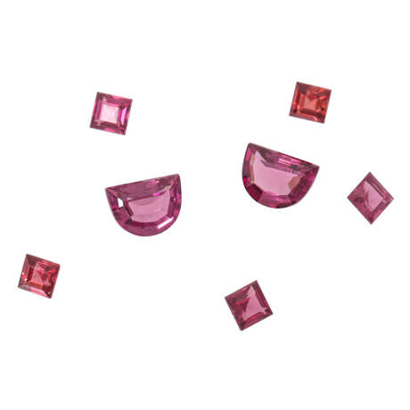 Konvolut Rhodolithe von zus. ca. 5 ct. - Foto 1