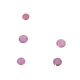 Konvolut 4 pinkfarbene Saphire u. 1 Rubin - фото 1