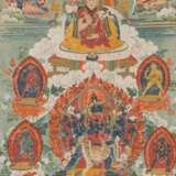 Thangka des Cakrasamvara und der Vajravahari in Yab-Yum - фото 1