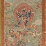 Thangka des Cakrasamvara und der Vajravahari in Yab-Yum - фото 1