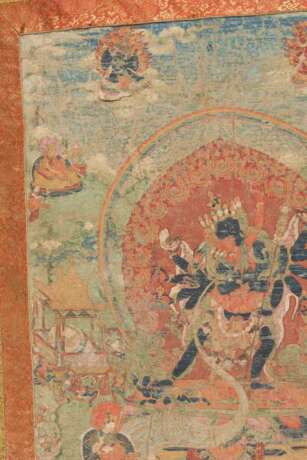 Thangka des Cakrasamvara und der Vajravahari in Yab-Yum - Foto 5