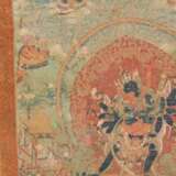 Thangka des Cakrasamvara und der Vajravahari in Yab-Yum - Foto 5