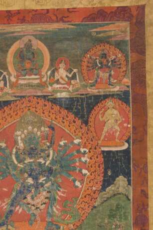 Thangka des Hevajra in Yab-Yum - photo 3