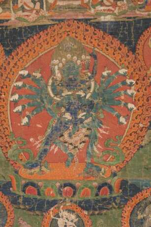 Thangka des Hevajra in Yab-Yum - Foto 7