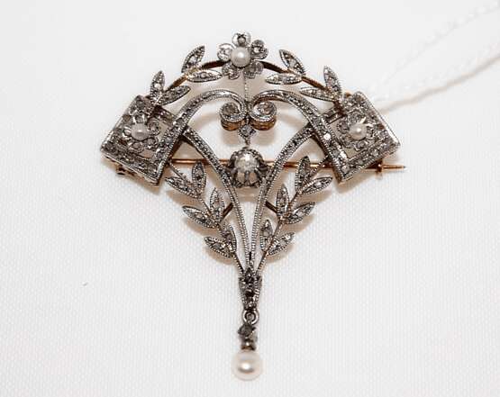 “Brooch - pendant with diamonds” - photo 1