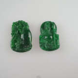 Zwei Jadeplaketten - photo 1