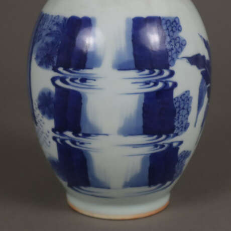 Teedose mit blauer Malerei im Kangxi - фото 7