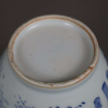 Teedose mit blauer Malerei im Kangxi - Foto 8