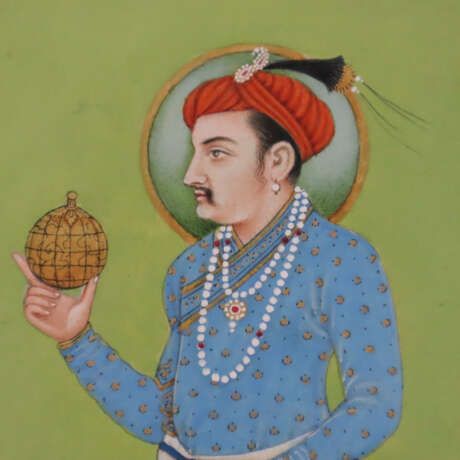 Zwei indische Miniaturmalereien - Foto 3