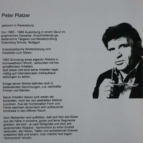 Platzer, Peter (*1946 Ravensburg) - фото 5