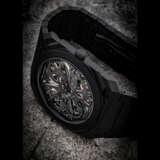 BVLGARI. AN EXTRA THIN BLACK CERAMIC SKELETONISED WRISTWATCH WITH POWER RESERVE AND BRACELET - Foto 1