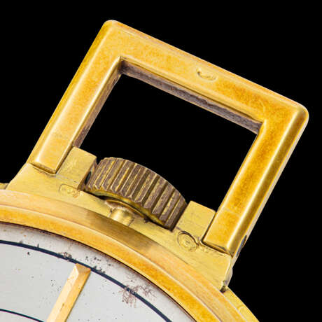 PATEK PHILIPPE. A RARE AND VERY APPEALING 18K GOLD POCKET WATCH WITH TWO-TONE DIAL - Foto 5