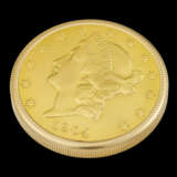 ROLEX. AN 18K GOLD TWENTY DOLLAR COIN WATCH - photo 3