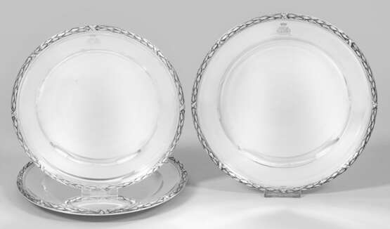 Zwei Teller mit Anbietplatte im Empirestil - Foto 1