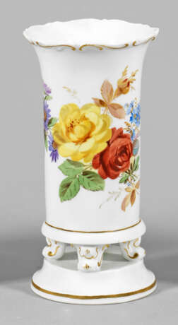 Stangenvase mit Rosendekor in der Art von Prof. Julius - photo 1