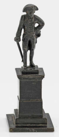 Miniatur-Skulptur Friedrich des Großen - Foto 1