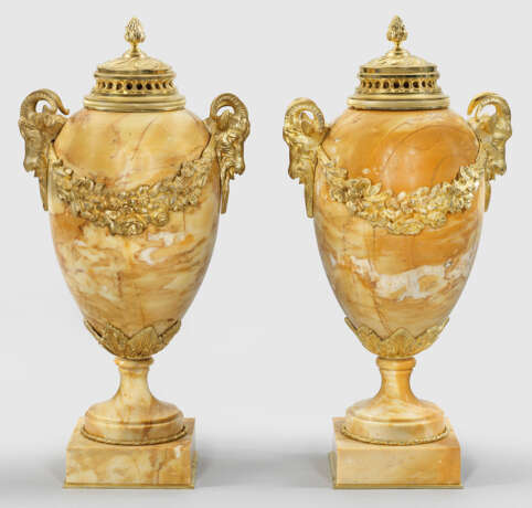 Paar Louis XVI-Vasen - фото 1