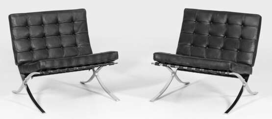 Paar Barcelona Sessel von Ludwig Mies van der Rohe - photo 1