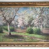 Картина "Цветущий сад". Рудчик И.Д. 1954 г. - фото 1